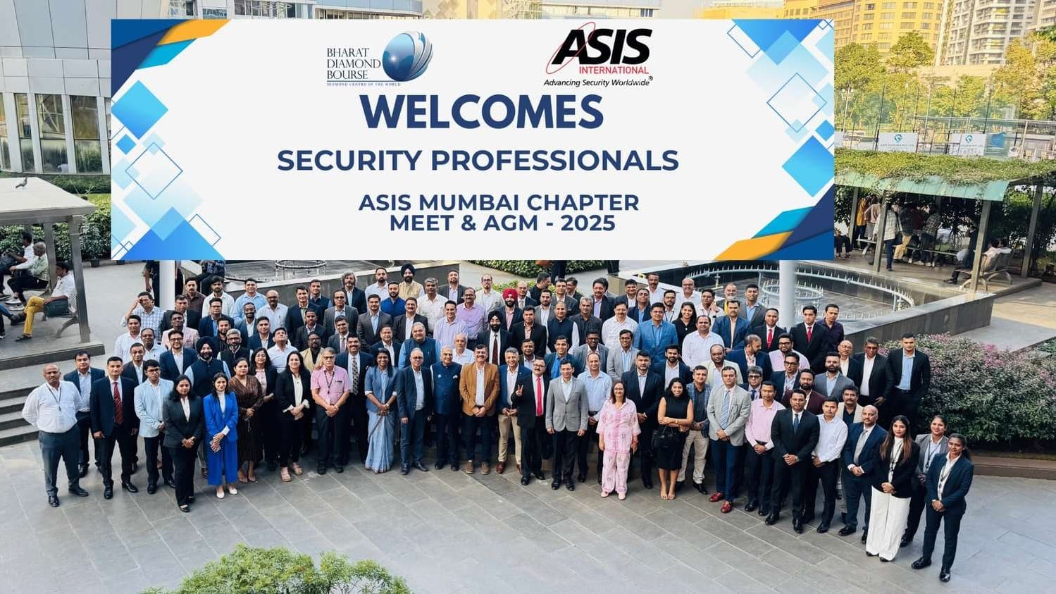 Mumbai – ASIS Chapter Meet & AGM 2025 Concludes with Resounding Success at Bharat Diamond Bourse