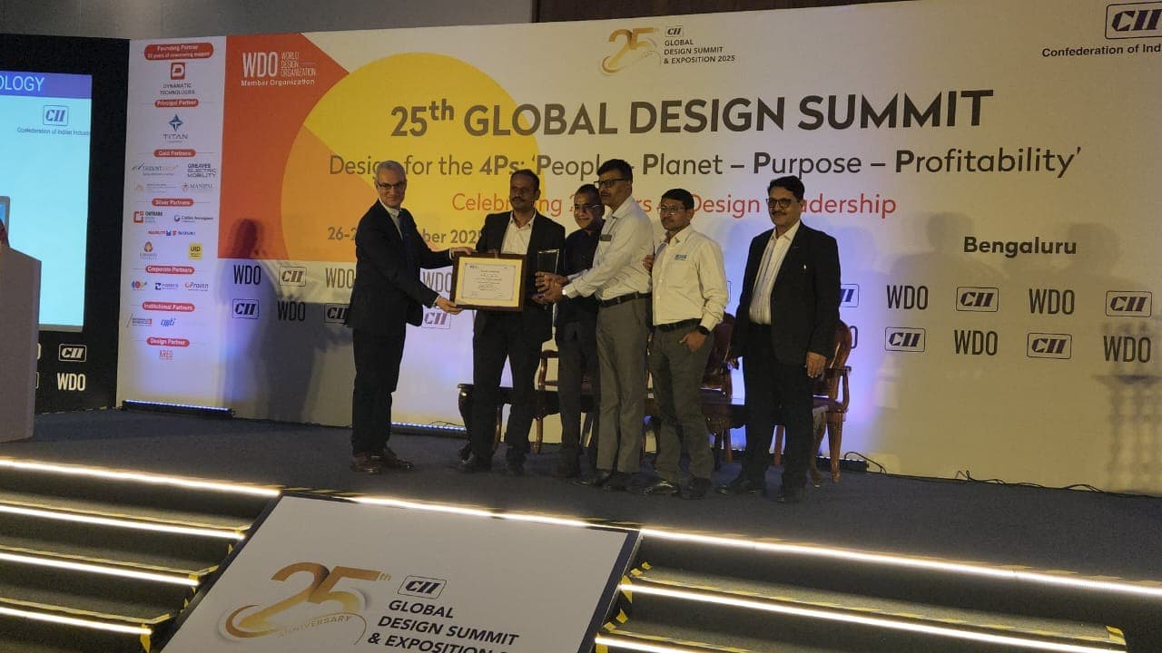 Matrix Comsec Honoured with CII Design Excellence Award 2025 for Deep-Tech Innovation
