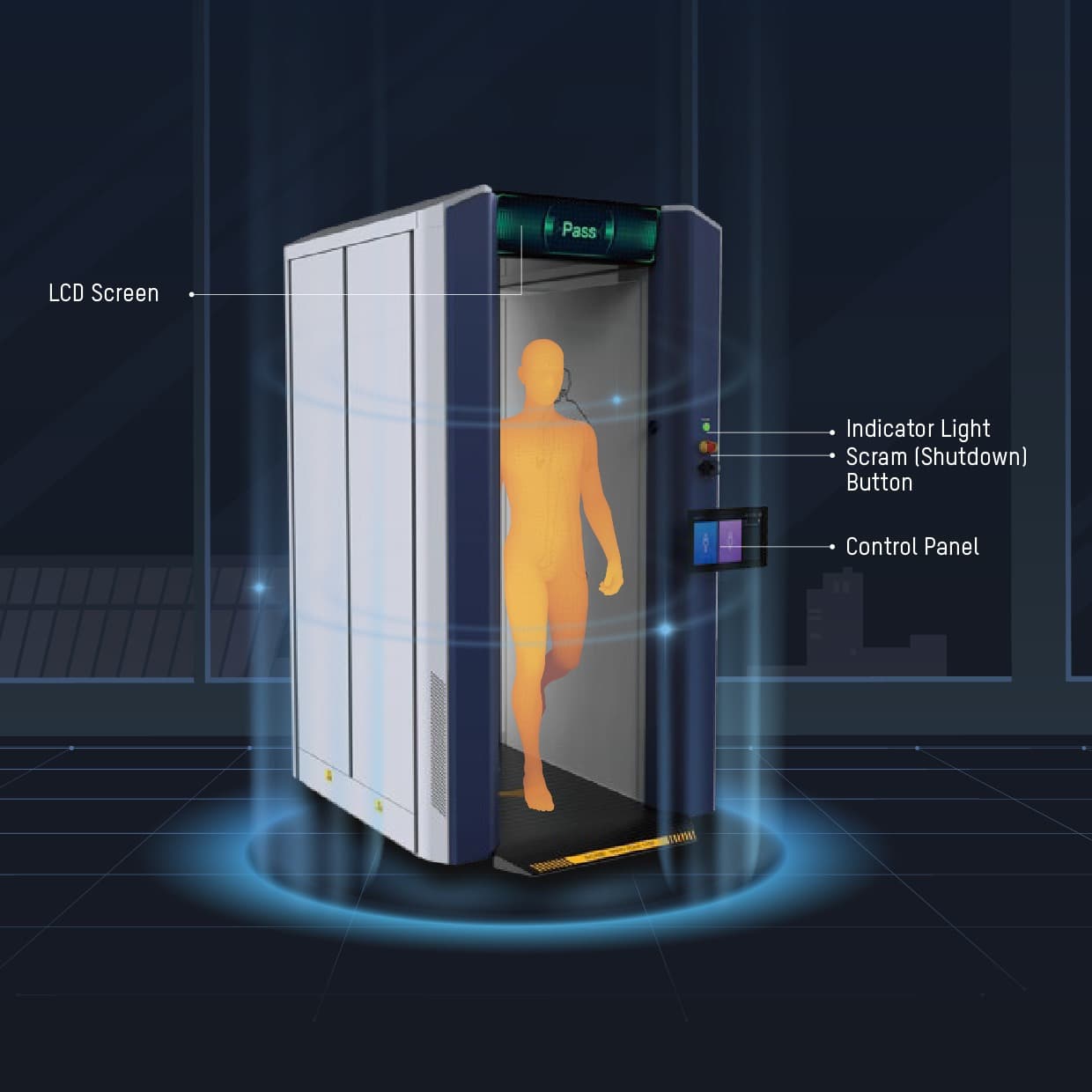 Hikvision Unveils Millimeter Wave Body Scanning Security System for Threat detection Security Checkpoints